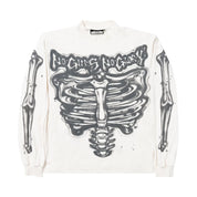 Airbrush Bones Long-Sleeve 'White'