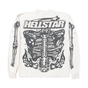 Airbrush Bones Long-Sleeve 'White'