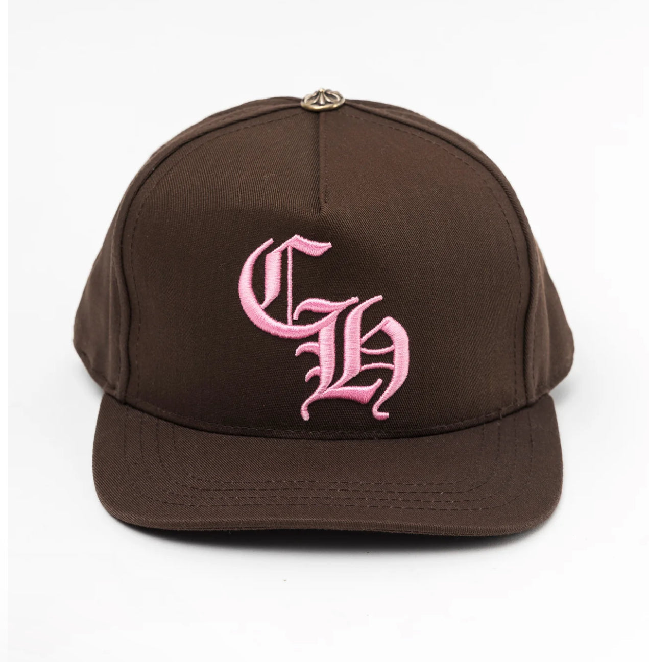 Pink/Brown cross patch Hat