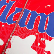 Atlanta Zip Up Hoodie 'Red'