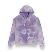 Purple Washed Zip-up hoodie
