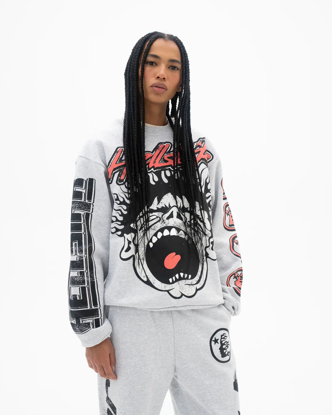 Crewneck heather Grey