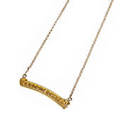 CHROME HEARTS- gold logo chain