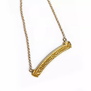 CHROME HEARTS- gold logo chain