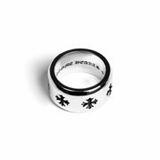CHROME HEARTS- cross logo ring 925