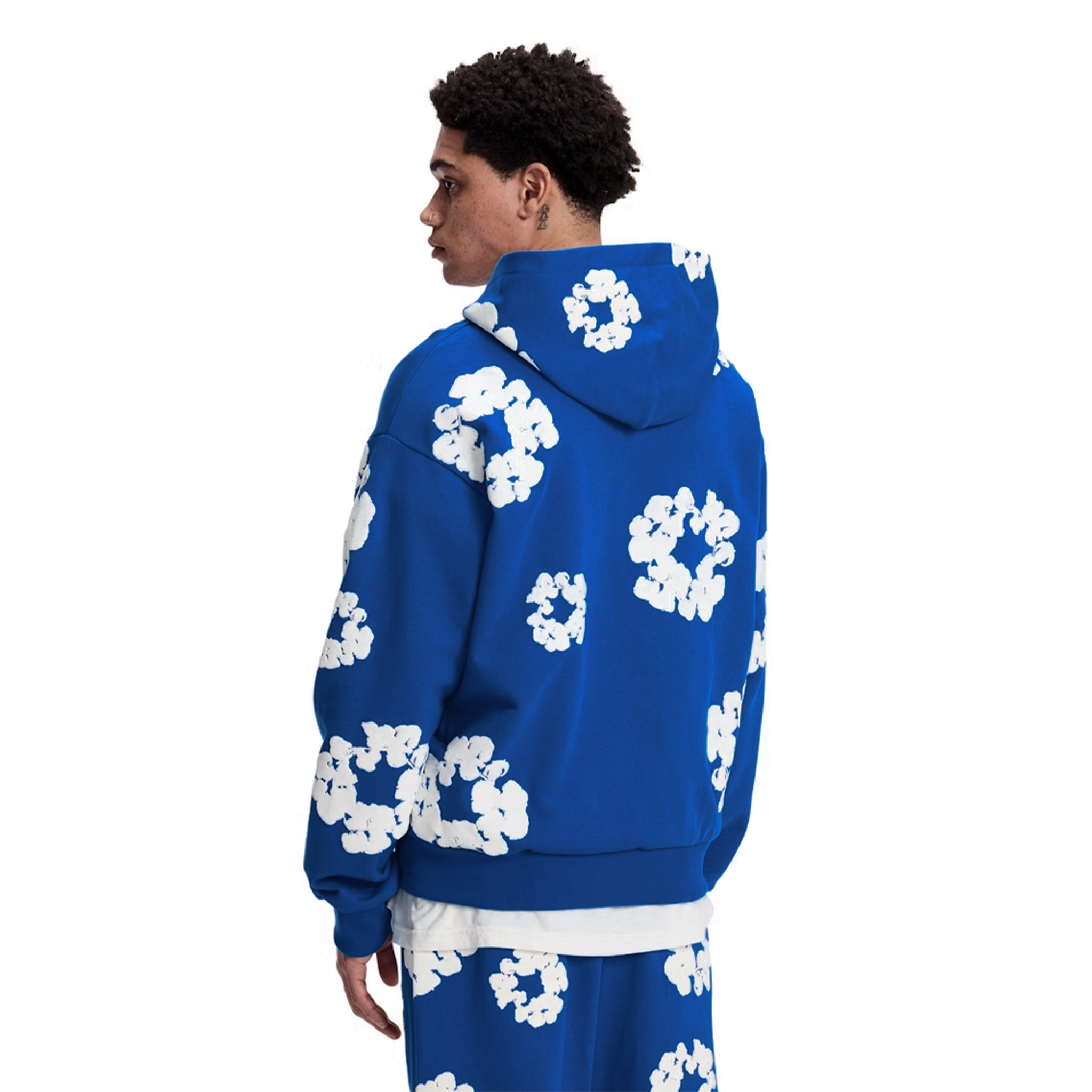 The Cotton Wreath Sweatshirt 'Royal Blue'