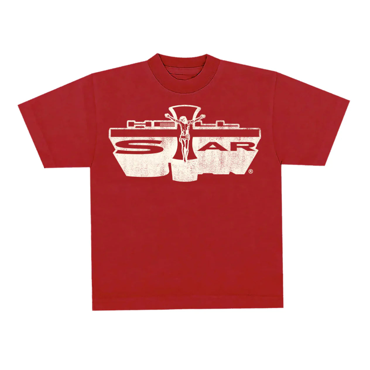 HellstarStudiosJesusEmblemRedTee1.webp