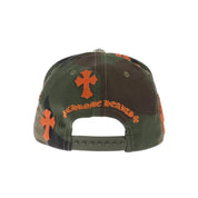 Camo/Orange cross patch Hat