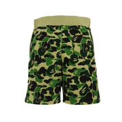 Color Camo Shark Sweat Shorts " green"