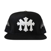 CHROME HEARTS- Black cross patch