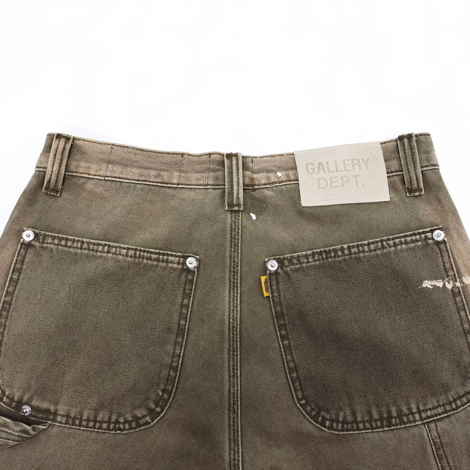 Carpenter Flare olive paintsplash