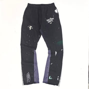Logo Flare Sweatpants Heather Navy