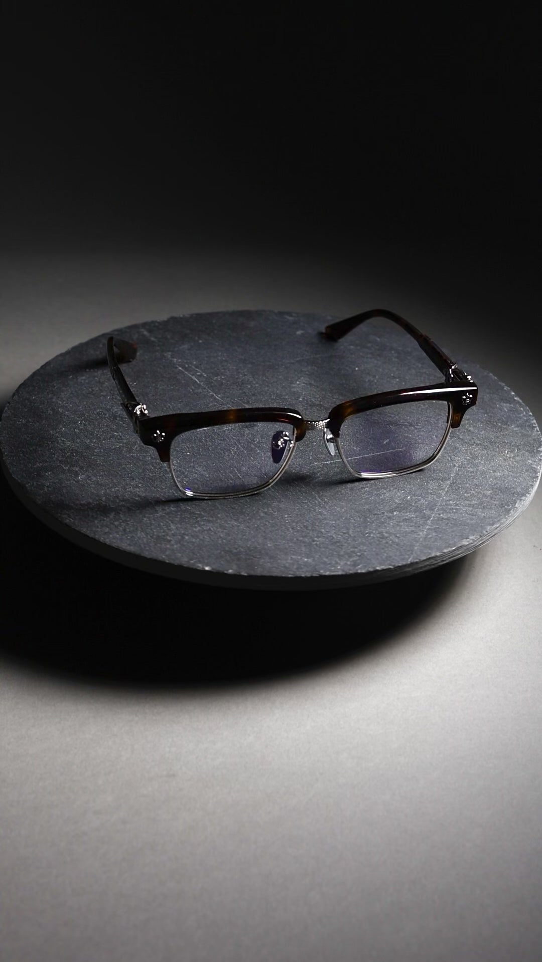 Chrome hearts - Square tortoise frames